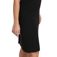 Black Stretch Sheath Bodycon Mini Dress