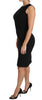 Black Stretch Sheath Bodycon Mini Dress