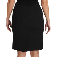 Black Stretch Sheath Bodycon Mini Dress