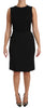 Black Stretch Sheath Bodycon Mini Dress