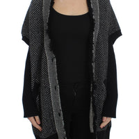 Gray Knitted Cashmere Cardigan