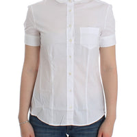 White Cotton Shirt Top