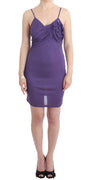 Purple jersey dress