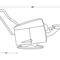 Sofia Handle Manual Glider Swivel Recliner