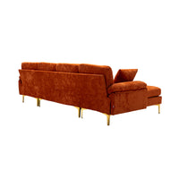 Coolmoor Orange Sectional  Sofa