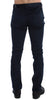 Blue Corduroy Slim Fit Pants Jeans