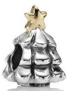 Pandora 790365 Christmas Tree with 14k Gold Star Charm