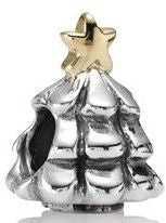 Pandora 790365 Christmas Tree with 14k Gold Star Charm