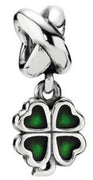 Pandora 790572EN25 Four Leaf Clover Dangle Charm