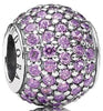 Pandora Violet Pave Charm 791051CFP Retired