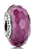 Pandora Purple Faceted Murano Charm 791071