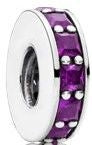 Pandora 791724NRP Royal Purple Crystal Eternity Spacer Retired