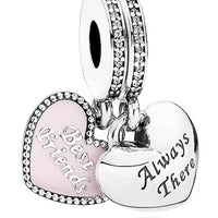 Pandora 791950CZ Always There Hearts Dangle Charm