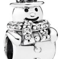 Pandora 792001CZ Snowman Charm