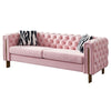 Modern Velvet Pink Sofa