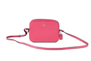 Signature Coated Canvas and Leather Mini Camera Bag Crossbody Handbag