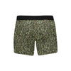 Men Only Boxer Briefs with Camo Leaves Print