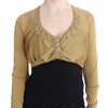 Gold embellished gold shrug