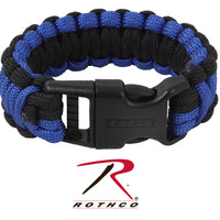 Deluxe Thin Blue Line Paracord Bracelet