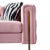 Modern Velvet Pink Sofa