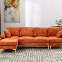 Coolmoor Orange Sectional  Sofa