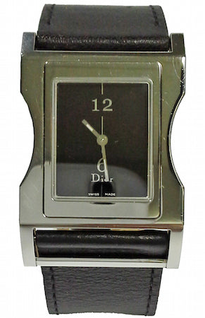 CHRISTIAN DIOR Mod. KRISS Leather Strap Watch