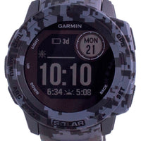 Garmin Instinct Solar Tactical Edition Graphite Camo Silicone Band 010-02293-05 Multisport Watch