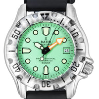 Ratio Freediver Professional 500m Sapphire Mint Green Dial Automatic 32bj202a-mgrn Men's Watch