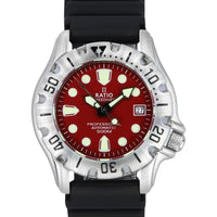 Ratio Freediver Professional 500m Sapphire Red Dial Automatic 32bj202a-red Men's Watch