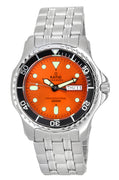 Ratio Freediver Professional Sapphire Sunray Orange Dial Quartz 36jl140-org 200m Men's Watch