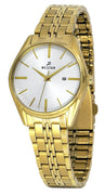 Westar Profile Gold Tone Stainless Steel White Dial Quartz 40210gpn107 Women's Watch