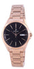 Westar Black Dial Rose Gold Tone Stainless Steel Quartz 40212 Ppn 603 Women's Watch