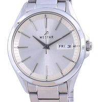 Westar Champagne Dial Stainless Steel Quartz 40212 Stn 102 Women's Watch