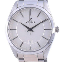 Westar Champagne Dial Stainless Steel Quartz 40213 Stn 102 Women's Watch