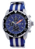 Ratio Free Diver Chronograph Nylon Quartz Diver's 48ha90-17-chr-blu-var-nato2 200m Men's Watch