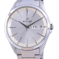 Westar Champagne Dial Stainless Steel Quartz 50212 Stn 102 Men's Watch