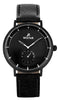 Westar Profile Leather Strap Black Dial Quartz 50246bbn103 Men's Watch