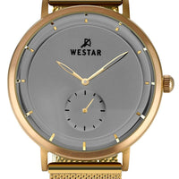 Westar Profile Stainless Steel Grey Dial Quartz 50247bzz106 Men's Watch