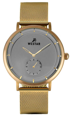 Westar Profile Stainless Steel Grey Dial Quartz 50247bzz106 Men's Watch