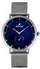 Westar Profile Stainless Steel Blue Dial Quartz 50247stn104 Men's Watch