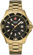 Swiss Alpine Military By Grovana Nautilus Black Dial Quartz 7040.1117 100m Men's Watch