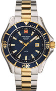 Swiss Alpine Military By Grovana Nautilus Blue Dial Quartz 7040.1145 100m Men's Watch