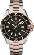 Swiss Alpine Military By Grovana Nautilus Black Dial Quartz 7040.1157 100m Men's Watch