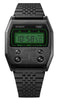 Casio Vintage Digital Black Ion Plated Stainless Steel Quartz A1100b-1 Unisex Watch