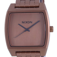 Nixon Time Tracker Matte Copper-gunmetal Quartz A12453165 100m Women's Watch