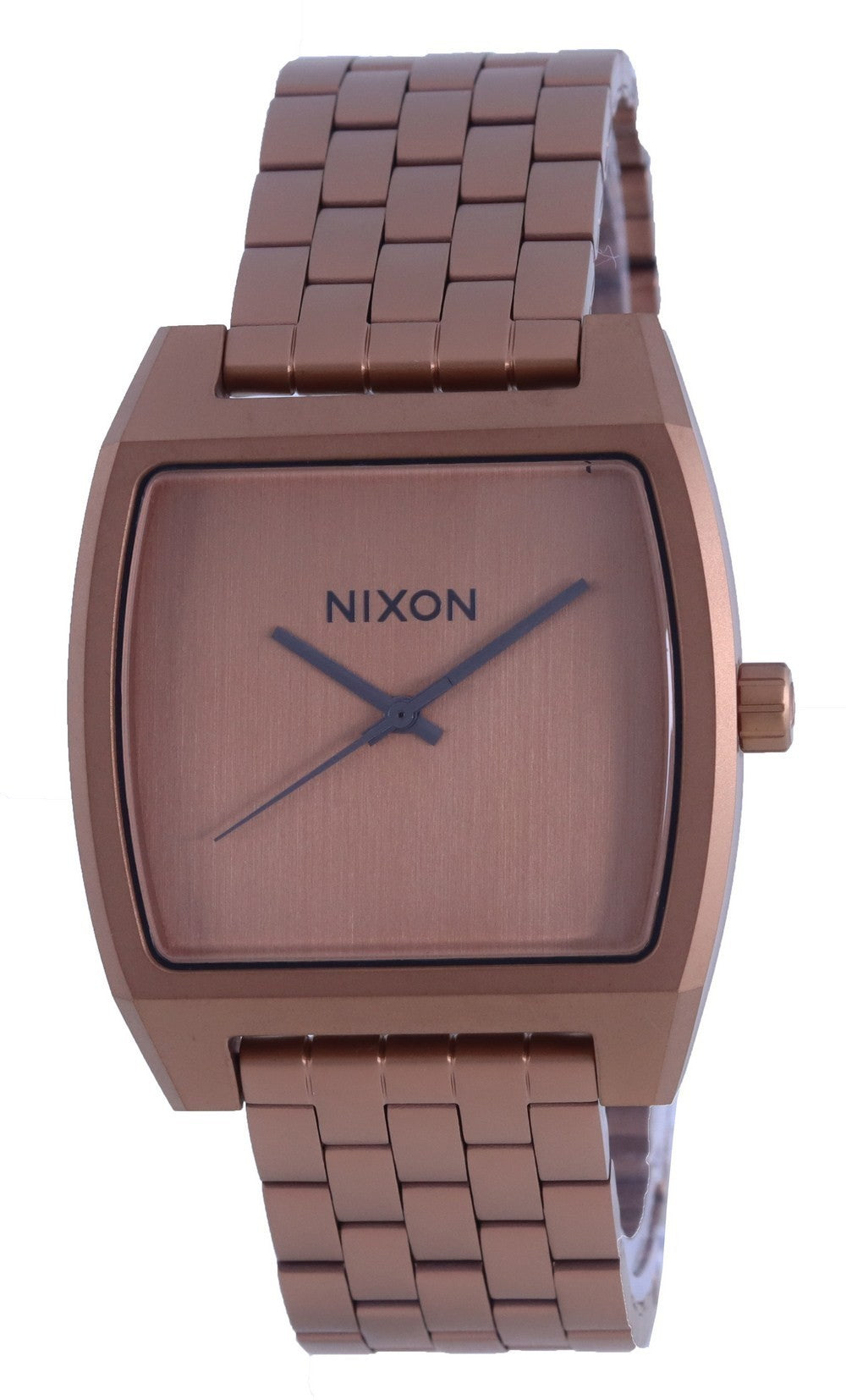 Nixon Time Tracker Matte Copper-gunmetal Quartz A12453165 100m Women's Watch