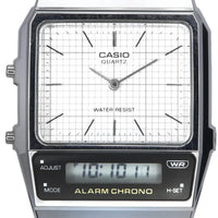 Casio Vintage Analog Digital White Dial Quartz Aq-800e-7a Aq800e-7 Unisex Watch