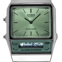Casio Vintage Analog Digital Stainless Steel Green Dial Quartz Aq-800ecgg-3a Men's Watch