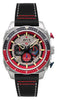 Avi-8 Hawker Hunter Atlas Dual Time Chronograph Hazard Red Quartz Av-4100-03 Men's Watch