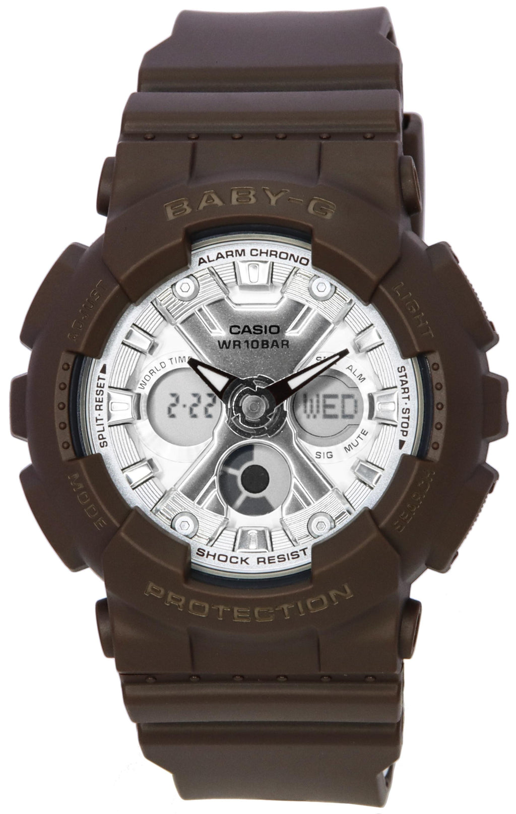 Casio Baby-g Sweets Collection Chocolate Analog Digital Quartz Ba-130sw-5a Ba130sw-5 100m Women's Watch